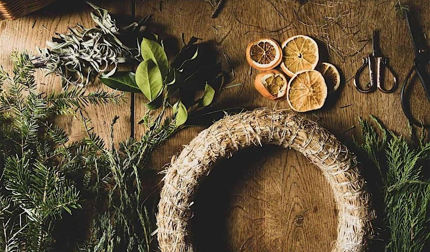 Christmas wreath workshop
