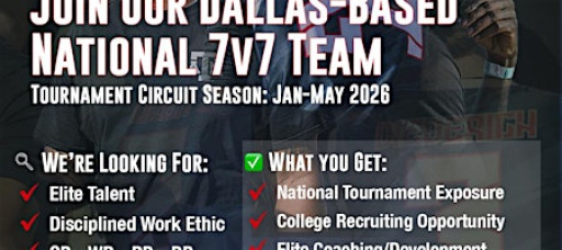 Clear Elite 7v7 Football Showcase (Tryout) | 14U-15U