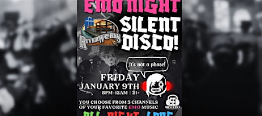 EMO NIGHT Silent Disco @ Buffalo RiverWorks! - 1/9/26