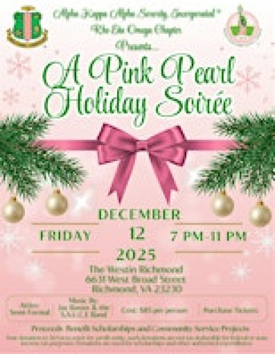 A Pink Pearl Holiday Soiree