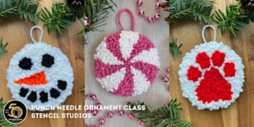 Punch Needle Ornament Class