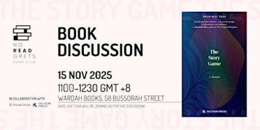 No Readgrets Book Club Discussion on 15 November 2025: The Story Game