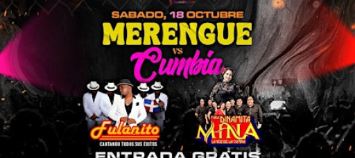 Fulanito & Mina y Su Sonora Dinamita en vivo • Entrada Gratis  @ Club Maya