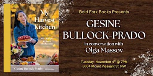 An Evening with Gesine Bullock-Prado for MY HARVEST KITCHEN