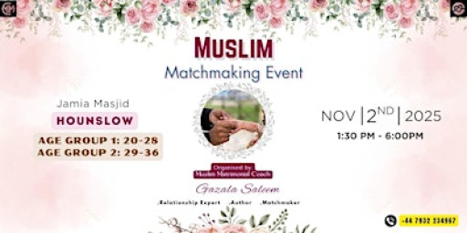 Muslims  Marriage/Matchmaking Event