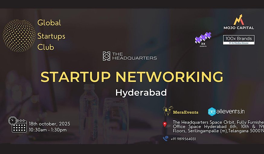 GLOBAL STARTUPS CLUB l STARTUP NETWORKING Hyderabad 2025