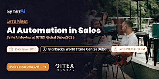 AI Automation in Sales – SynkrAI Meetup at GITEX Global 2025