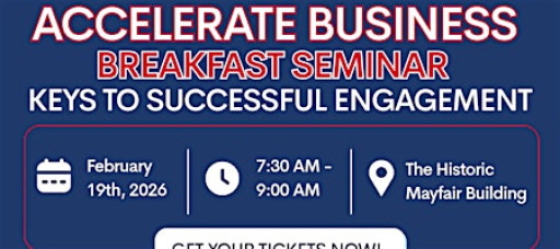 2026 Accelerate Business Expo Business Series Breakfast