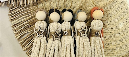 Macrame Christmas Angel Decoration Workshop- Number 85, Cheltenham
