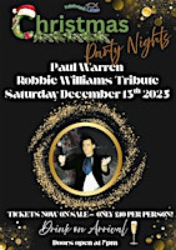 Christmas Party Night at The Mallard - Robbie Williams Tribute