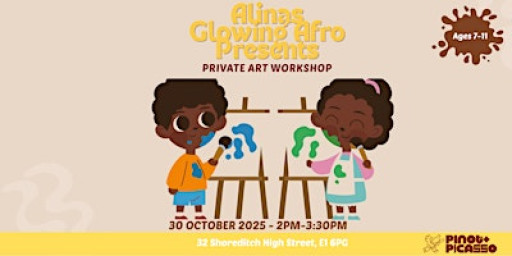 Alina's Glowing Afro Private Art Workshop