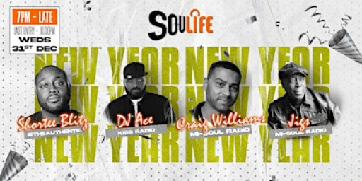SOULIFE NYE PARTY 2025! @ THE CROWN SHIRLEY