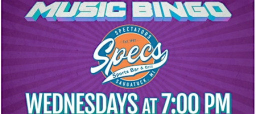 Music Bingo Night at Spectators Sports Bar & Grill