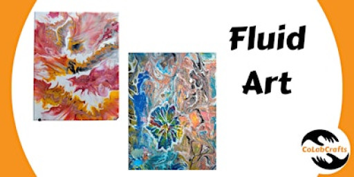 Fluid Art on Canvas  Workshop