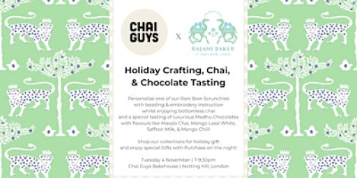 Holiday Crafting, Chai, & Chocolate Tasting
