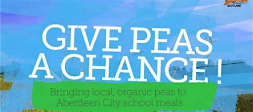 Give Peas a Chance!: Celebrating local, organic peas on school menus