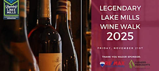 Legendary Lake Mills Wine Walk 2025