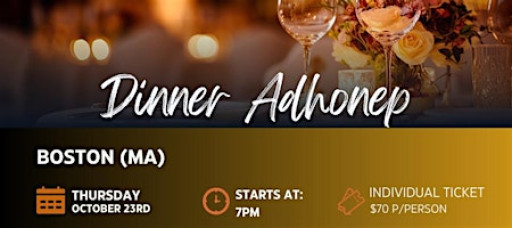 Mesa Tiago Prado ADHONEP BOSTON BUSINESS DINNER