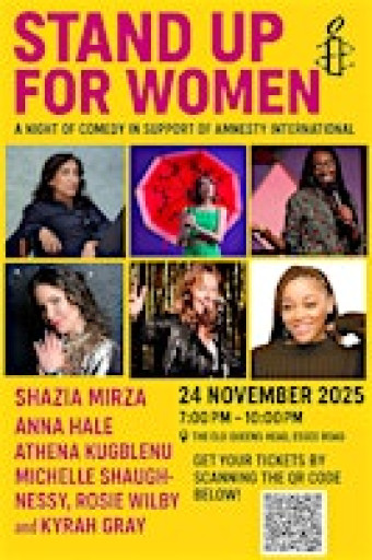 Stand up for Women - Amnesty International comedy fundraiser