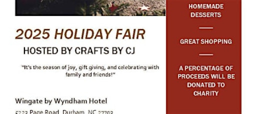 2025 Holiday Fair Hosted by Crafts by CJ