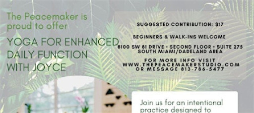 Yoga for Enhanced Daily Function w/ Joyce