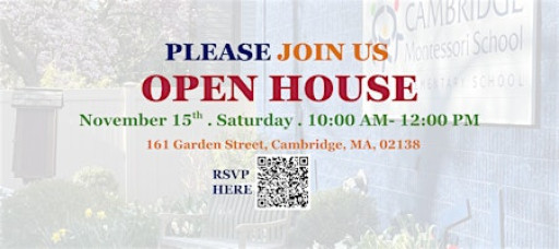 Cambridge Montessori School:  Open House