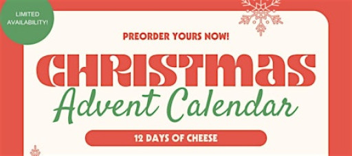 Holiday Cheese Advent Calendar