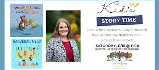 Kids' Story Time with the Author at Ten Trees Books in Natick