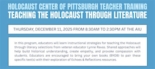 Teaching the Holocaust Through Literature