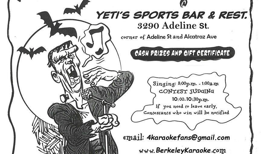 Halloween Costume Contest and Karaoke