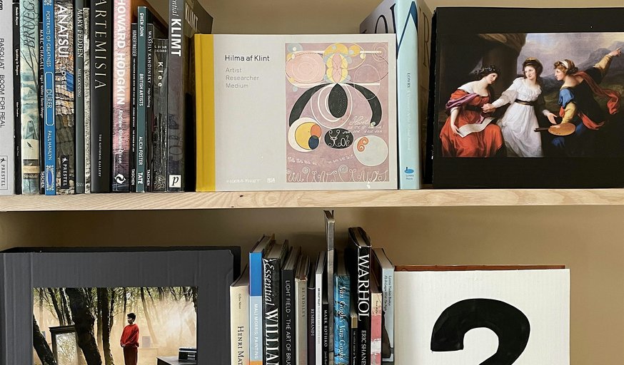 ART BOOKS IN THE LIBRARY