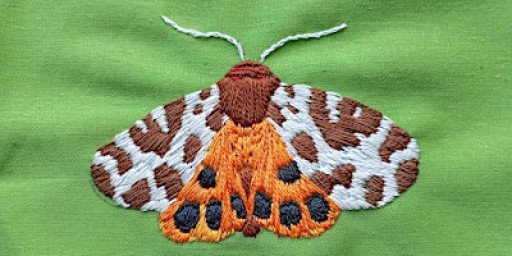 Silk Shading Hand Embroidery workshop Saltburn by the Sea