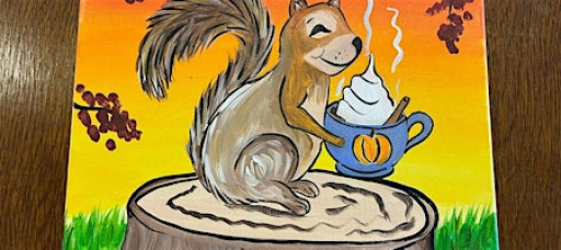 Fall Squirrel Canvas Workshop