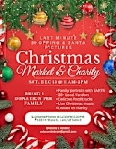FREE Christmas Market and Charity drive