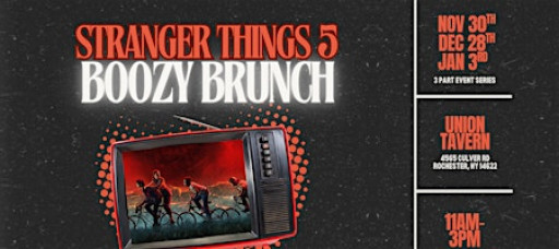 Stranger Things Boozy Brunch