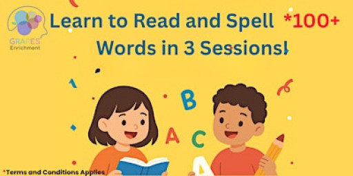HOLIDAY PROGRAMME: Learn to Read and Spell 100+ Words in 3 Sessions