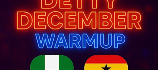 DETTY DECEMBER WARMUP