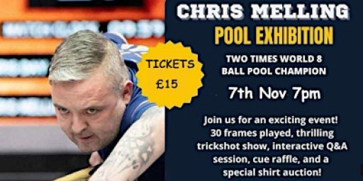 An Evening with Chris Melling - Pool Exhibition
