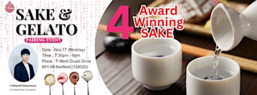 SAKE & GELATO Pairing