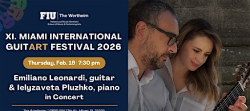 MIGF 2026 GuitART Festival: Leonardi-Pluzhko Guitar & Piano Duo
