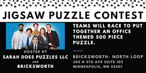 THE OFFICE THEMED Team Jigsaw Puzzle Contest Bricksworth North Loop