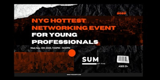 New York City Hottest Networking Event For Young Professionals