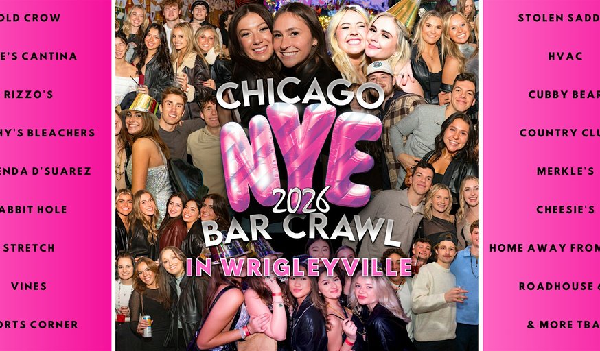 Chicago New Year's Eve Bar Crawl in Wrigleyville