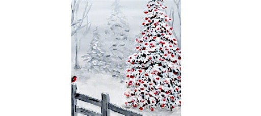 Ancestry Cellars, Woodinville - "Bird and Snowy Tree"