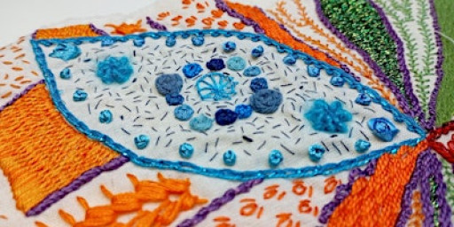 Next Steps in Hand Embroidery workshop Durham