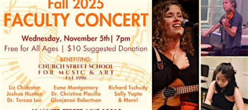 Church Street School fro Music & Art Classical Faculty Concert