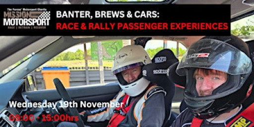 Banter, Brews & Cars - Race & Rally Passenger Experiences