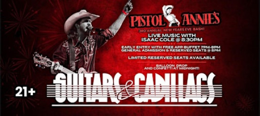 GUITARS & CADILLACS - RETRO PISTOL ANNIE - NEW YEARS EVE 2025 21+ONLY