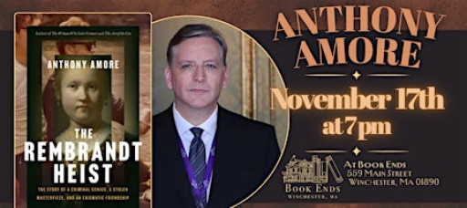 An Evening with Anthony Amore, Author of The Rembrandt Heist