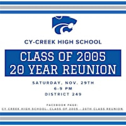 Cypress Creek High School- Class of 2005’ 20th High School Reunion 2025